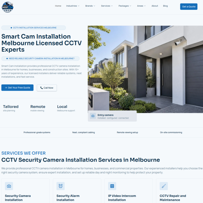 Smart Cam Installation
